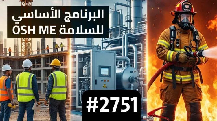 البرنامج الأساسي للسلامة OSH ME #2751 يتضمن دورات: أوشا إنشاءات، أوشا صناعات عامة، أخصائي الإطفاء.